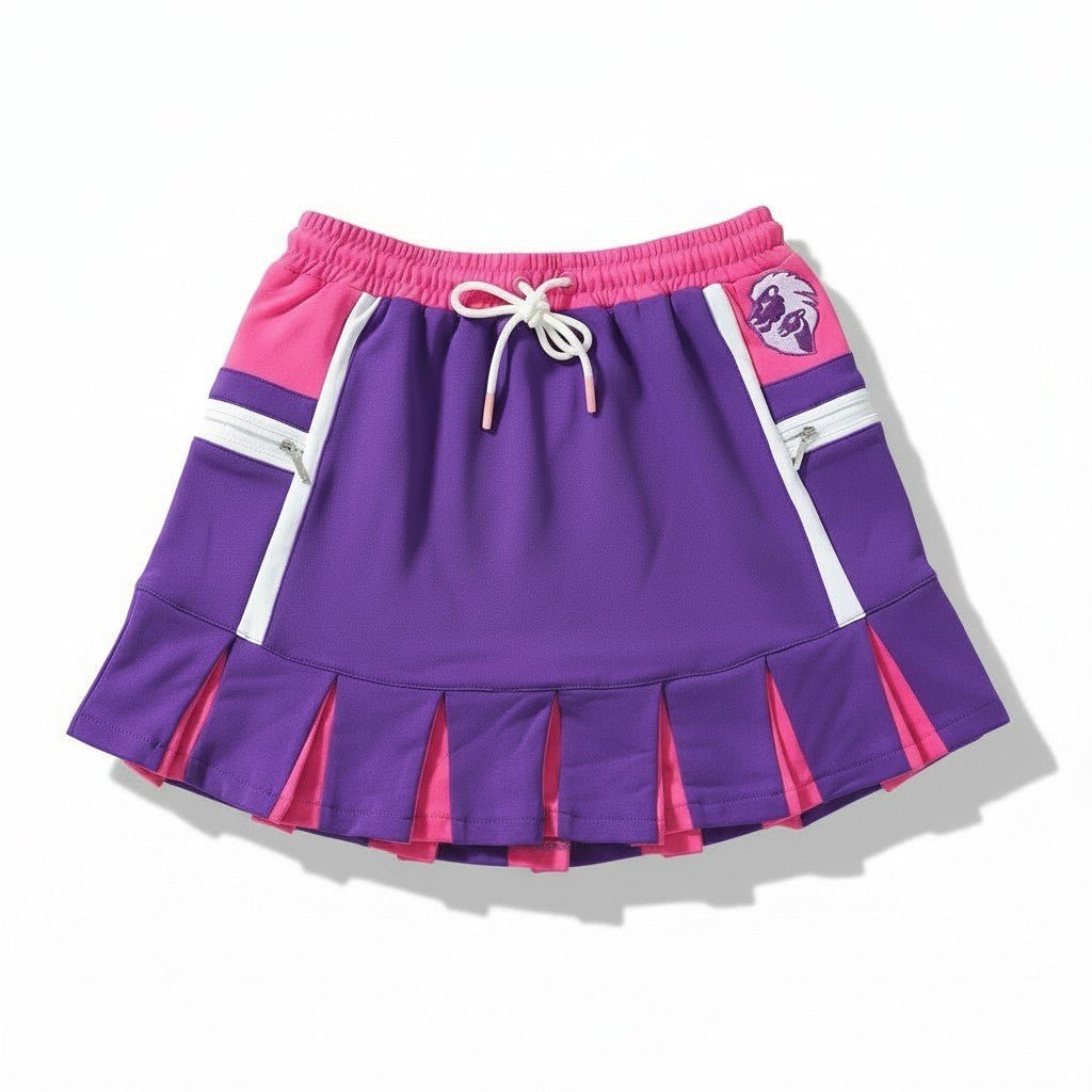 Fuchsia-Violet Polo Set
