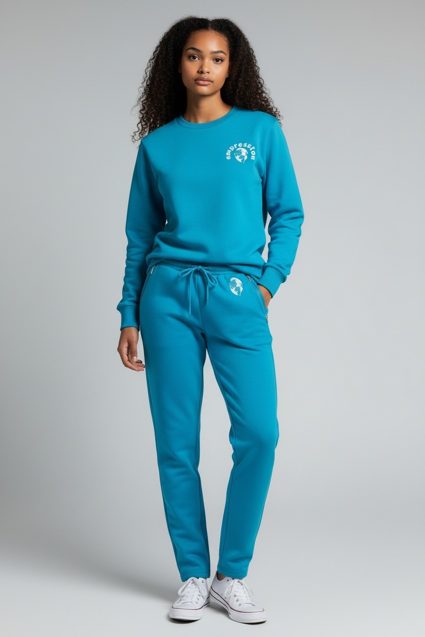 Sea Blue Sweatsuit